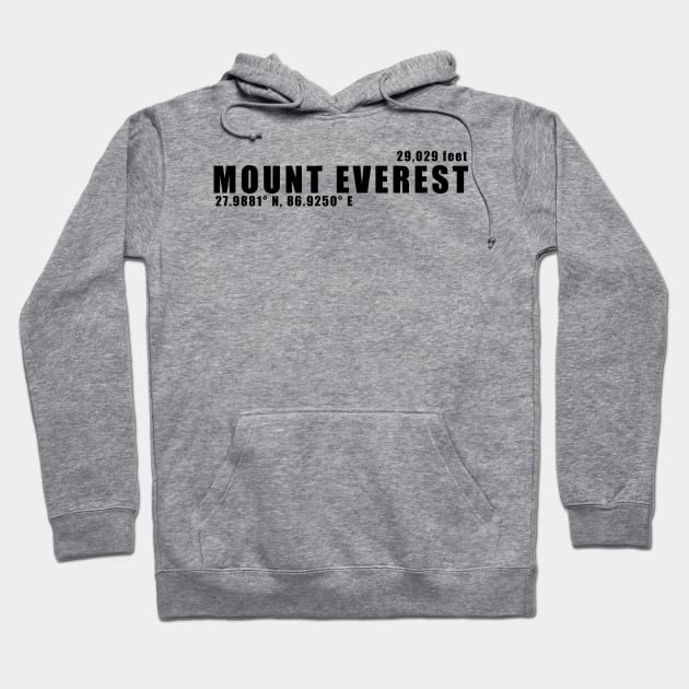 The Roof of the World: Mount Everest Hoodie by senaru